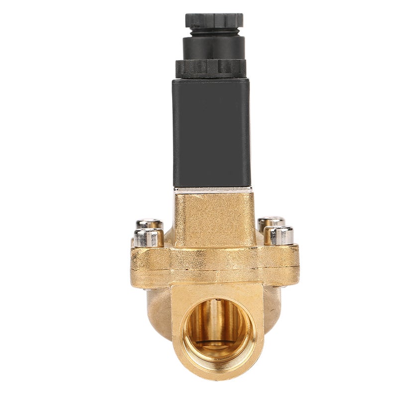 صمام كهربائي يعمل بالهواء والزيت والماء ذو منفذين وموقعين G1/2 (DC24V) - Image 4