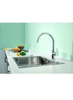Grohe GROHE BauEdge Single Lever Sink Mixer | Kitchen Fixtures | Kitchen Faucet With High Spout | Swivel Area 360˚ |Easy Installation | 31367001  - Image 2