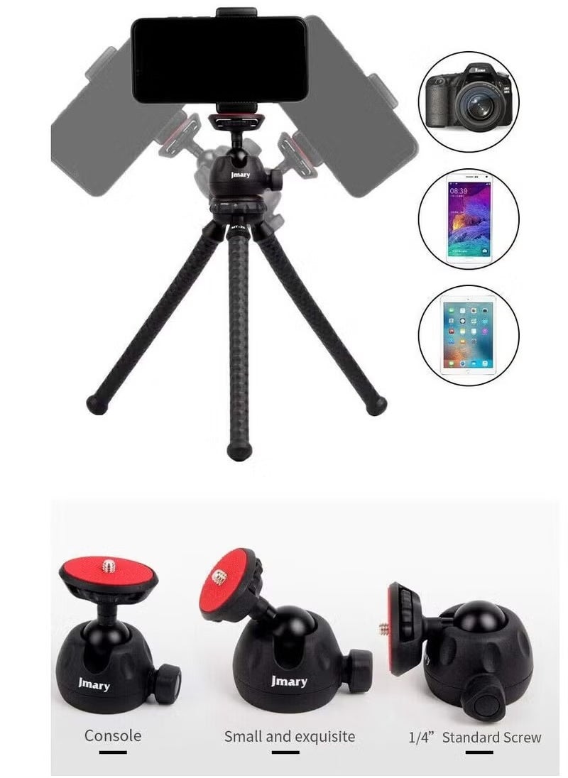 Jmary JMARY MT-25 - Table Top Mini Portable Flexible Tripod Stand for Mobile Phones and DSLR & Digital Cameras  - Image 4