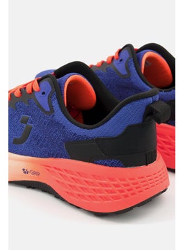 SAFETY JOGGER Men Lace Up Running Shoes, Blue  - Image 2