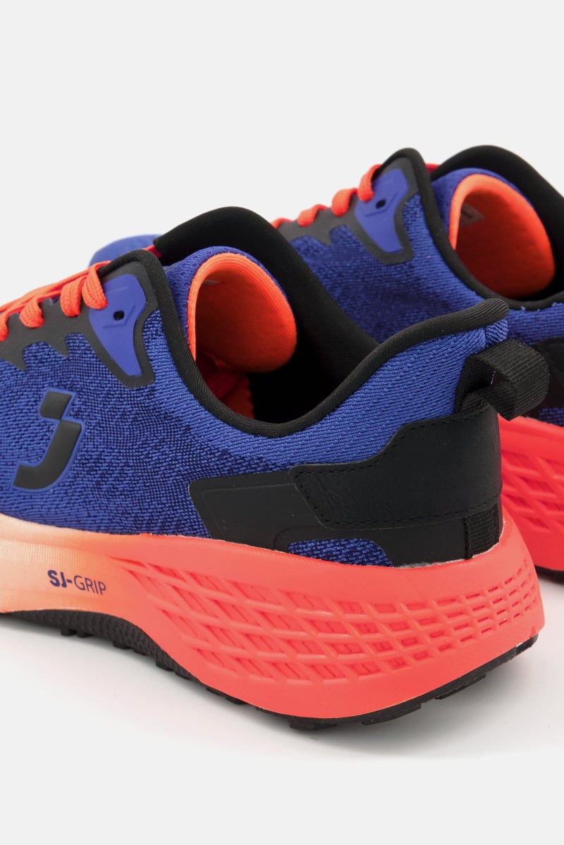 SAFETY JOGGER Men Lace Up Running Shoes, Blue  - Image 2