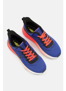 SAFETY JOGGER Men Lace Up Running Shoes, Blue  - Image 4