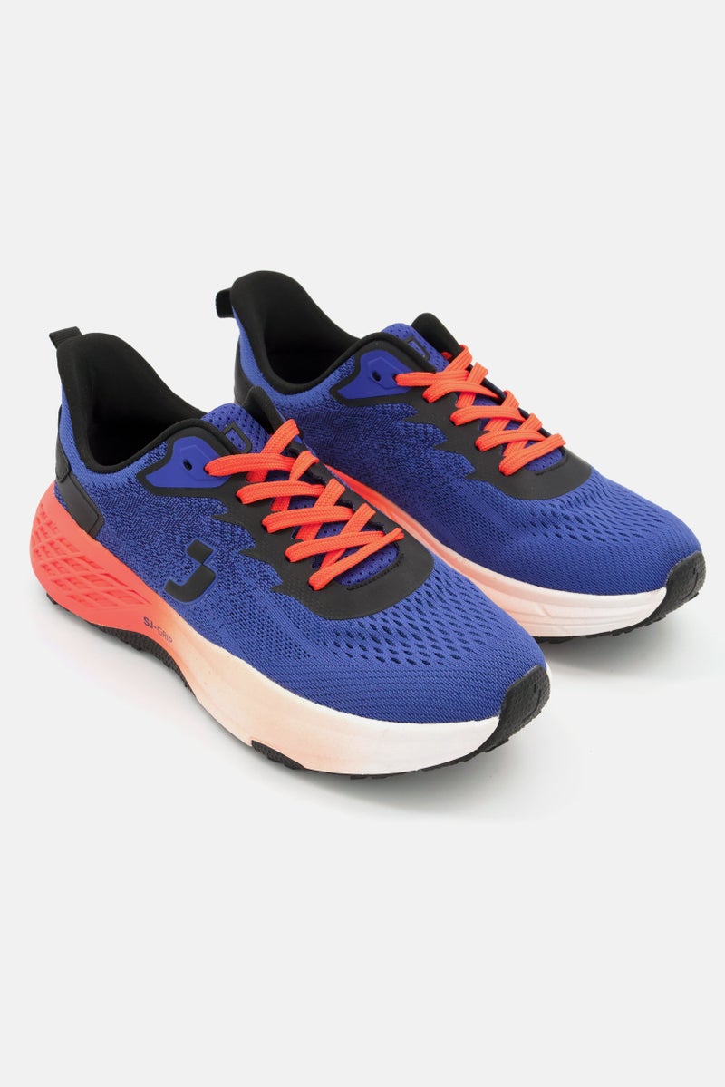 SAFETY JOGGER Men Lace Up Running Shoes, Blue  - Image 1