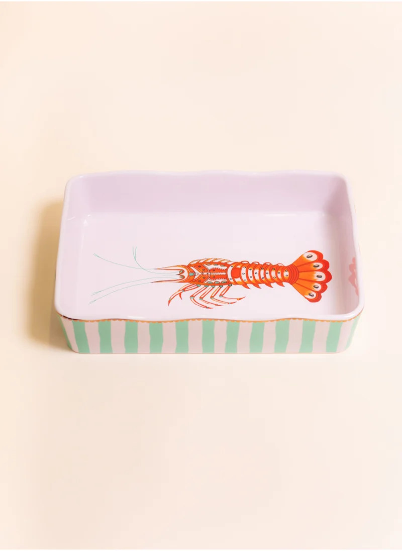 YVONNE ELLEN Large Rectangular Roaster - Lobster
