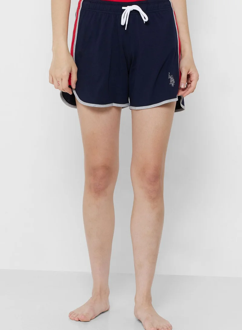 U.S. Polo Assn. Logo T-Shirt & Shorts Set