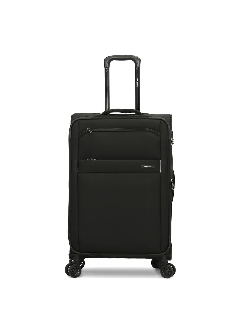 ترافلايت Travelite Softside Luggage Trolley Bag 3 pcs Set,Black