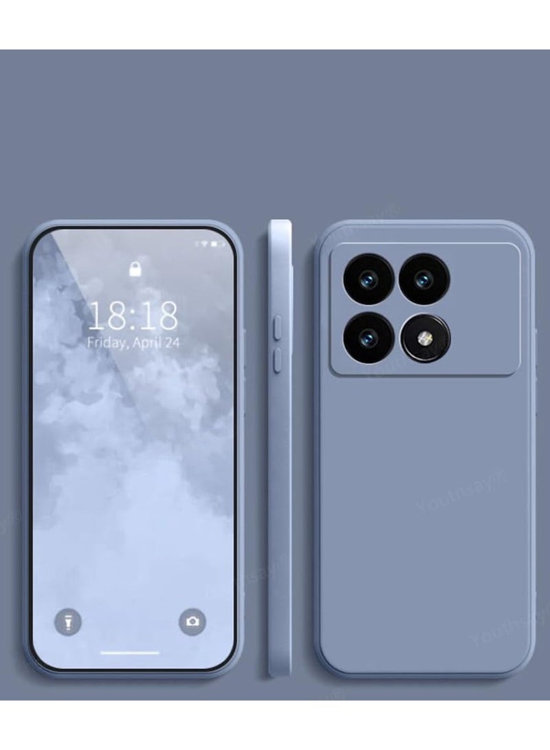 general Xiaomi Poco X6 Pro Case Liquid Silicone, Soft Smooth Touch Mi Poco X6 Pro Phone Case Silicone Shockproof Thin Cover