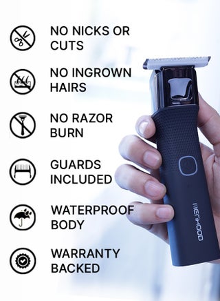 MENHOOD Grooming Trimmer Ultra for Men All-in-one Trimmer | Best Full Body Trimmer| Male Body Hair Trimmer, Beard, Ear & Nose Hair Trimming| IPX7 Waterproof Body Grooming Trimmer | Fast  Type C Charging | 180 Min Runtime - view 3