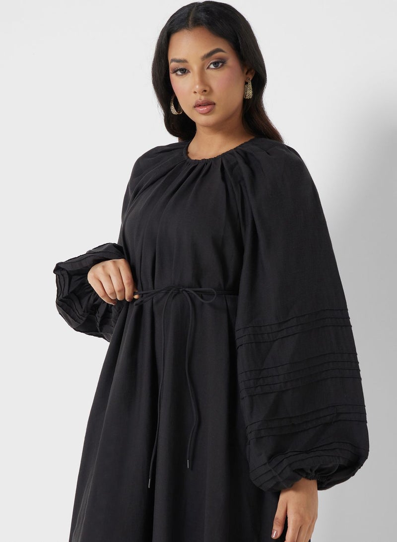 Cmeo collective Balloon Sleeve Pleated Dress - Image 3