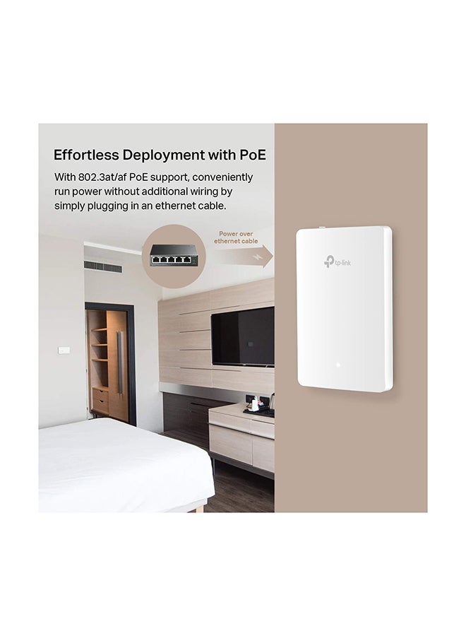 TP-LINK EAP235-Wall | Omada AC1200 in-Wall Wireless Gigabit Access Point | MU-MIMO & Beamforming | PoE Powered | Quick Installation | SDN Integrated | Cloud Access & Omada app white - Image 4
