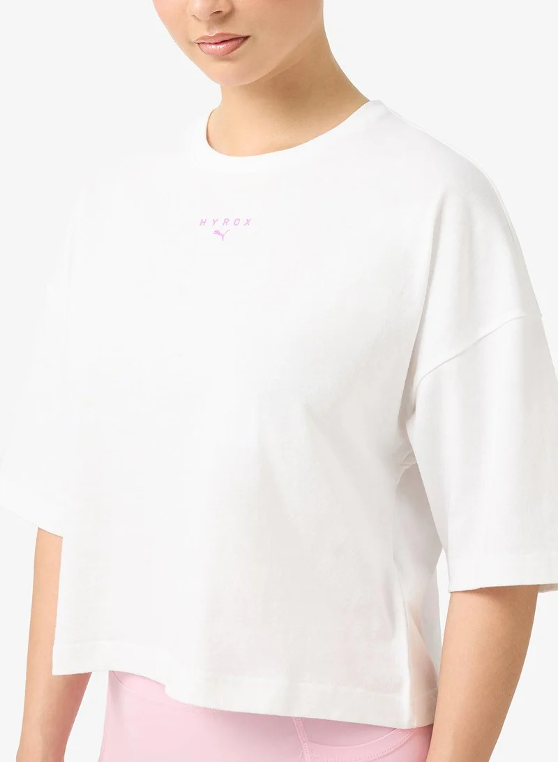 Puma PUMA White Hyrox Cropped T-Shirt for Women | Best Price UAE