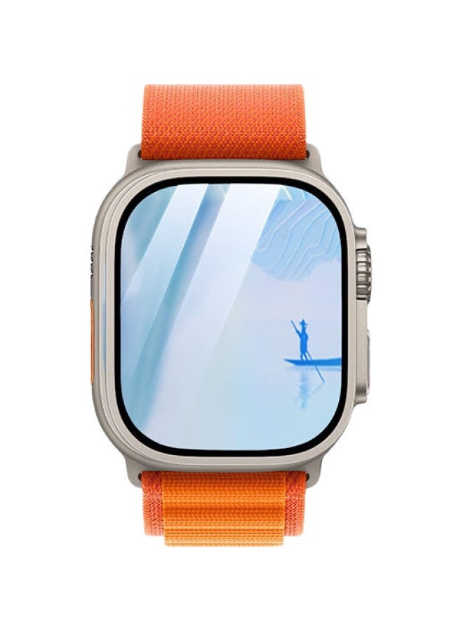 BHO Apple Watch Ultra2 Tempered Glass Screen Protector With Metal Frame For Apple Watch, Full Coverage Iwatch Ultra Protective Film, High Definition, Sensitive Touch, Anti-Drop And Scratch-Resistant - Image 3
