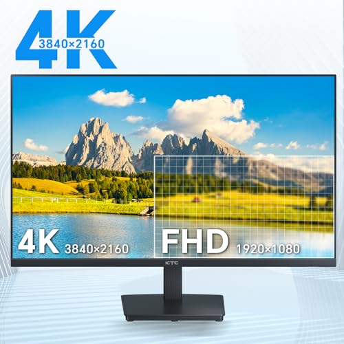 KTC 27 Inch 4K UHD Computer Monitor, IPS 3840×2160 Monitor with HDR400, DCI-P3 95%, 1.07 Billion Colors, HDMI DisplayPort, 60Hz PC Monitor, H27P27 - Image 2