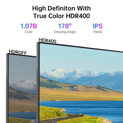 KTC 27 Inch 4K UHD Computer Monitor, IPS 3840×2160 Monitor with HDR400, DCI-P3 95%, 1.07 Billion Colors, HDMI DisplayPort, 60Hz PC Monitor, H27P27 - Image 3