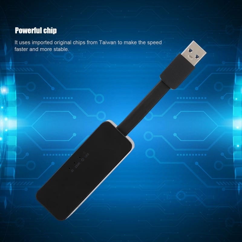 Gigabit USB Network Card: USB3.0 RJ45 40-Pin Gold Plated - High Compatibility Powerful Chip Low Power for Desktop and Laptop Network Expansion - Image 3