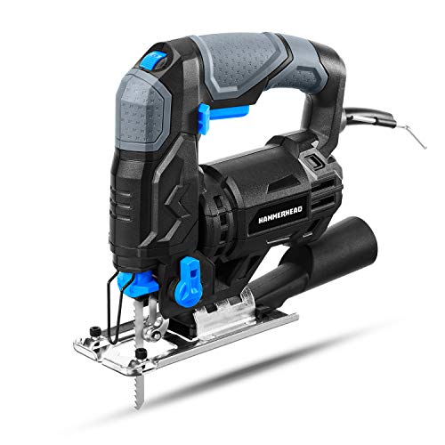 Hammerhead 4.8-Amp 3/4 Inch Jig Saw with 2pcs Wood Cutting Blades, Variable Speed and Orbital Function - HAJS048 - Image 2