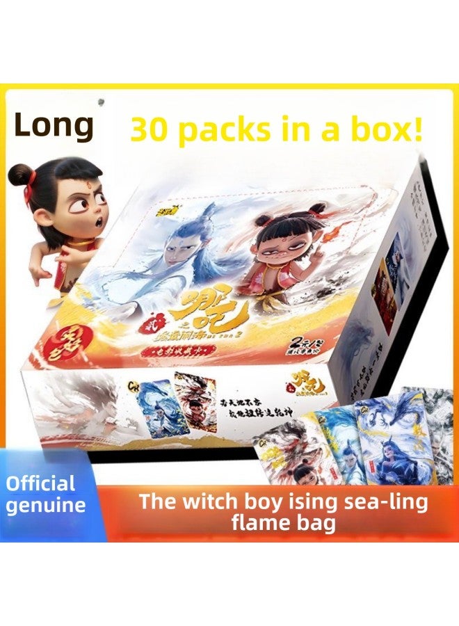 Card Tour Which Cha 2 Magic Child Nai Hai Card Spirit Flame Two Yuan Pack Two Whole Box Collection Card 21 Genuine Surrounding-Colour:Crystal Diamond 13 Full Box Of 20 Packs (retail 5 Yuan Pack)  - Image 3