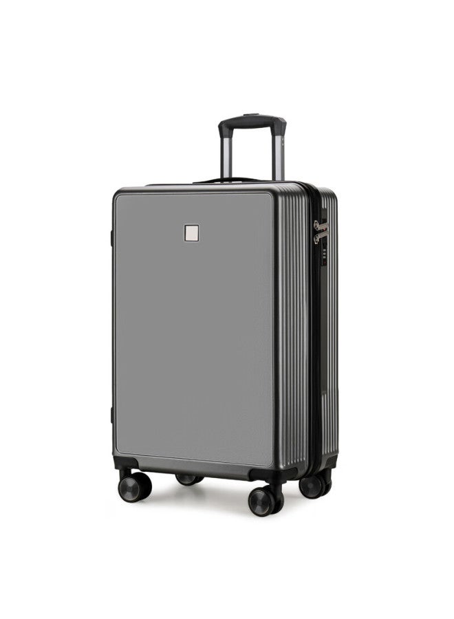 JEVI Jiweixingliangxiang Men's 20-inch Suitcase, Spinner Wheels, Travel Luggage, Student Carry-on, Password Lock, Scratch-resistant, Wear-resistant Leather Case - Image 1
