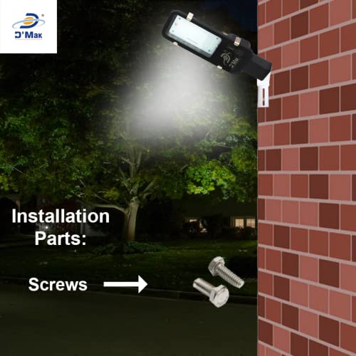 D'Mak D’Mak Store 50W Led Chip Street Lights, Aluminium Die Caste, Rustproof White Lights for Street, Parking Area, Malls, Garden, Patio, Pack of 2 - Image 5