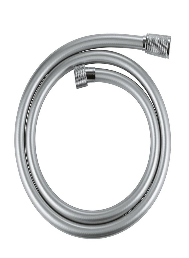 جروهي خرطوم دش Grohe Silverflex بطول 1.5 متر | طول 150 سم | تصميم مقاوم للالتواء والانثناء | وصلة عالمية لحنفيات الدش، وبخاخات النفث، والدش اليدوي | ضمان لمدة عامين | طلاء كروم | 28364001 - Image 1
