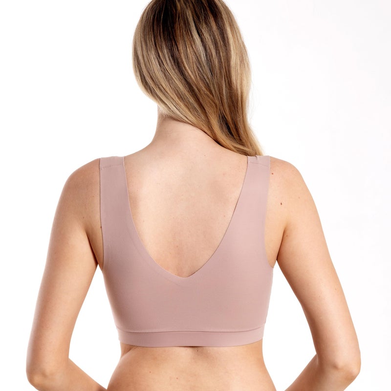 Floatley Cozy Bra Comfort Wirefree Full Coverage Seamless Bra with Embedded Pad for Women Size S - Image 3