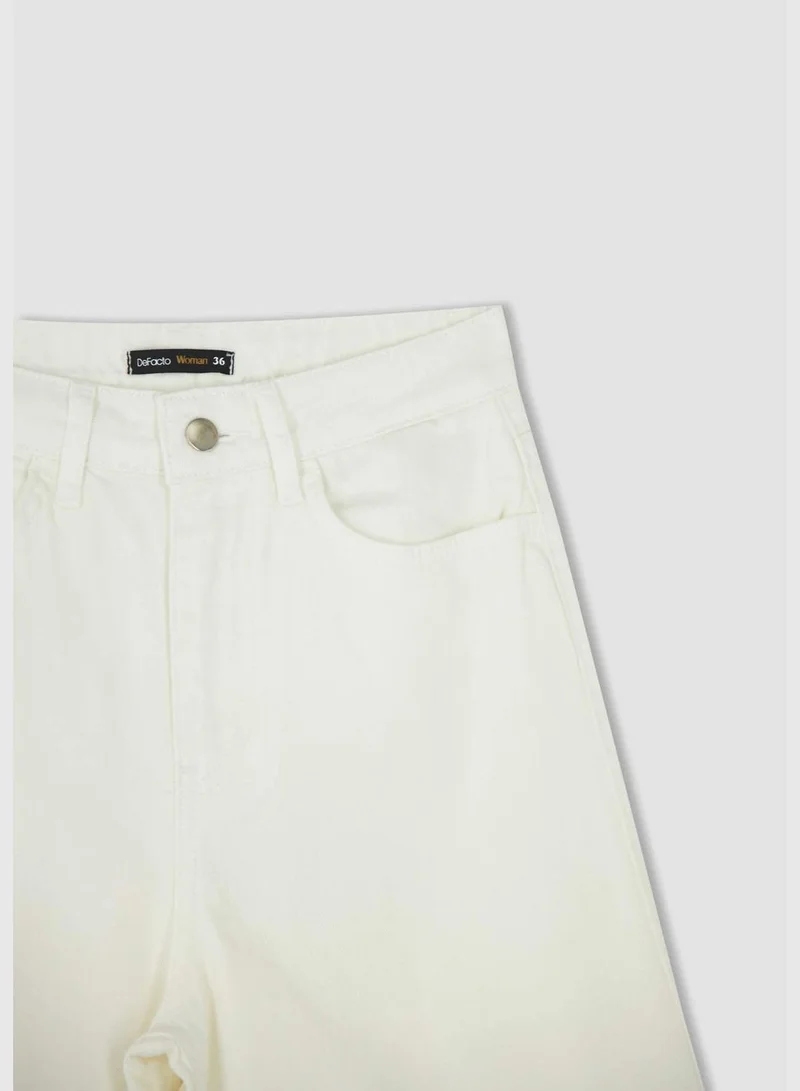 DeFacto Woman Wide Leg Woven Bottom Trousers