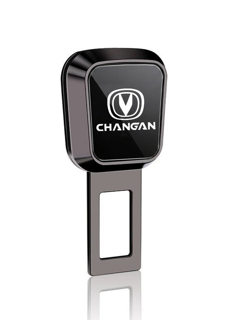 تشانجان طقم مشابك ومثبتات لأحزمة مقاعد سيارات CHANGAN (4 قطع) - أداة ضبط معدنية متعددة الاستخدامات، تعمل كمثبت وقاطع لصوت التنبيه، مصنوعة من سبيكة الزنك لتعزيز الأمان والراحة داخل السيارة. - Image 2