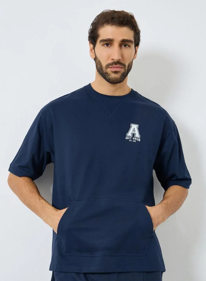 Styli Active Oversized Terry Training T-Shirt