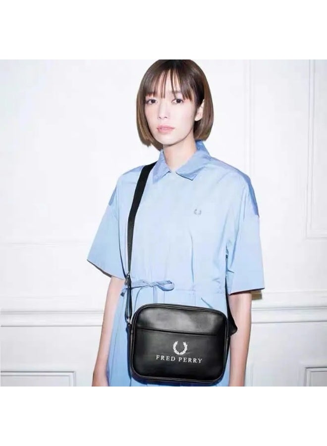 Fred Perry Black Shoulder Bag - Image 3