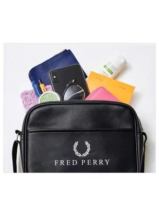 Fred Perry Black Shoulder Bag - Image 4