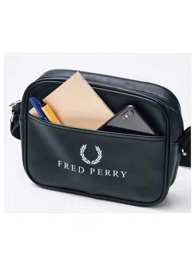 Fred Perry Black Shoulder Bag - Image 2