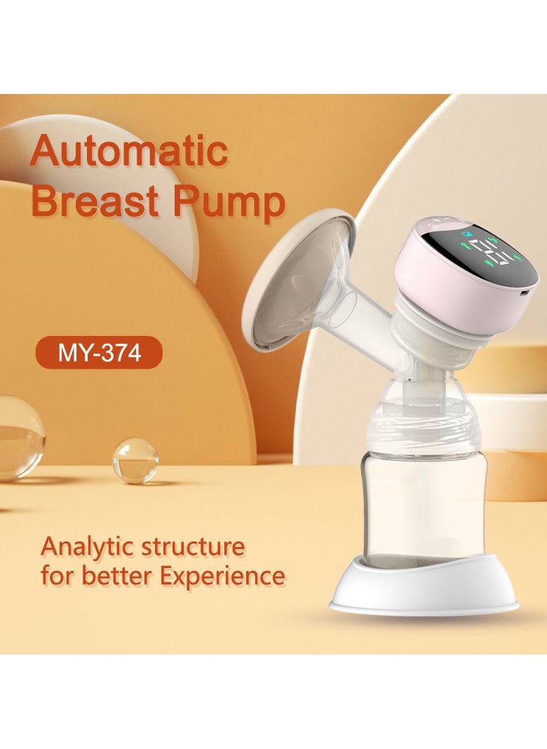 Generic - Automatic Breast Pump with Built In Feeding Bottle MY374 Rechargeable - Image 1