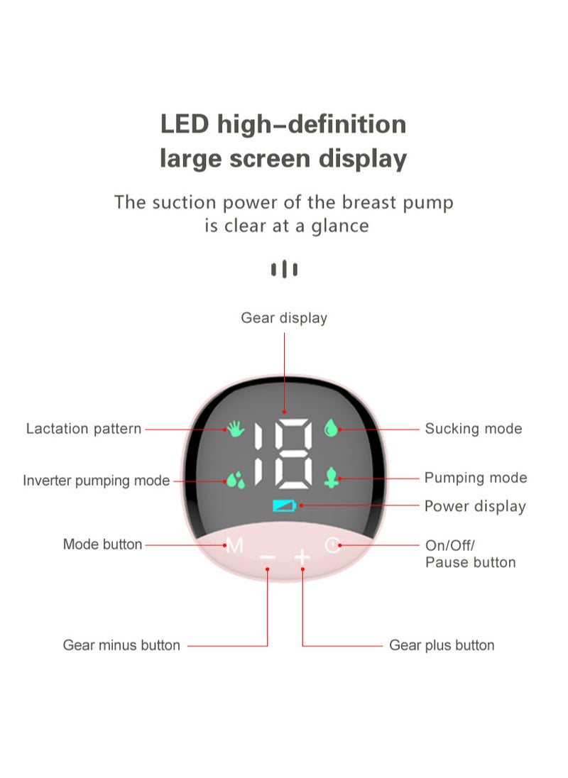 Generic - Automatic Breast Pump with Built In Feeding Bottle MY374 Rechargeable - Image 1