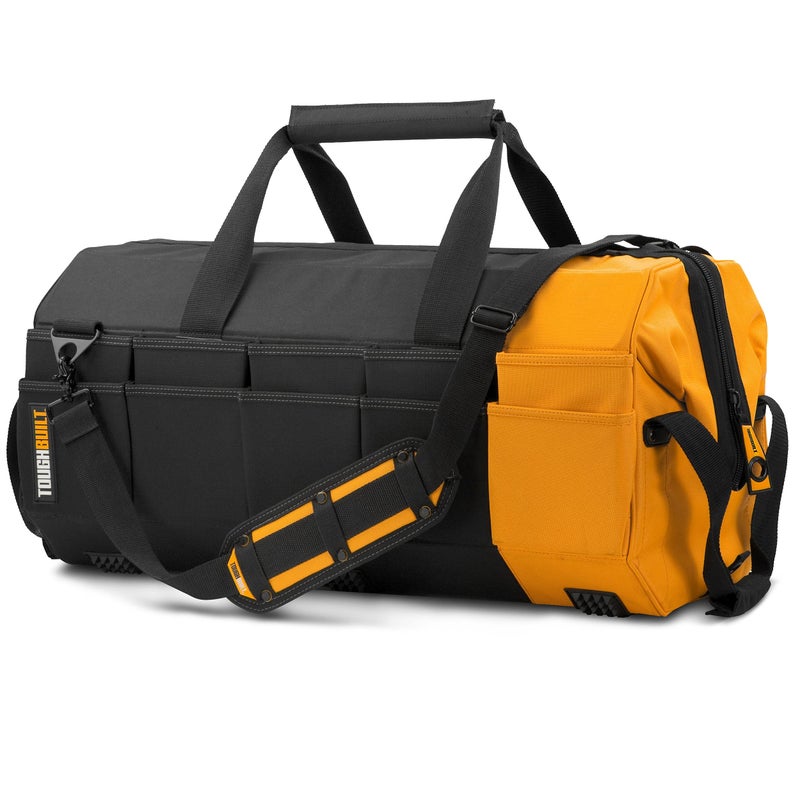 ToughBuilt â€“ 16" Massive Mouth Tool Bag, Heavy-Duty 1680D Ballistic Fabric Wide-Mouth Bag with Rigid Frame, Waterproof Hard Base & Reinforced Handles (TB-60-16) - Image 1