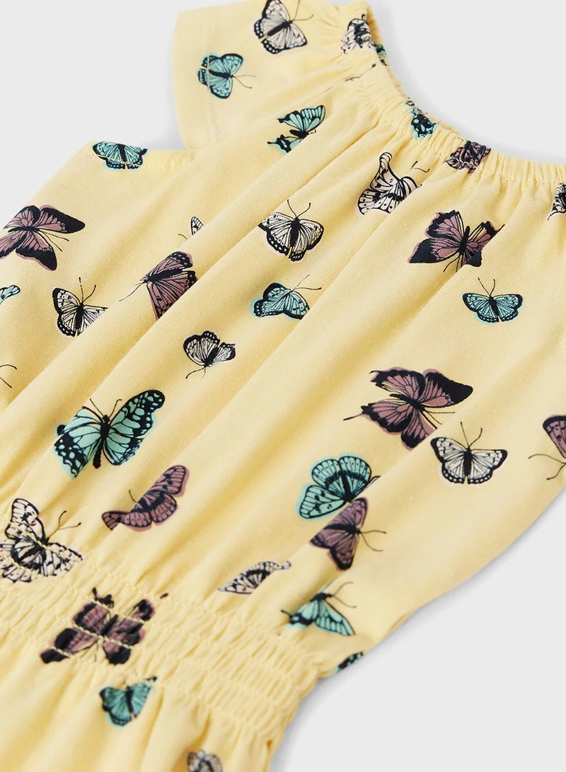 NAME IT Kids All-Over Print Playsuit