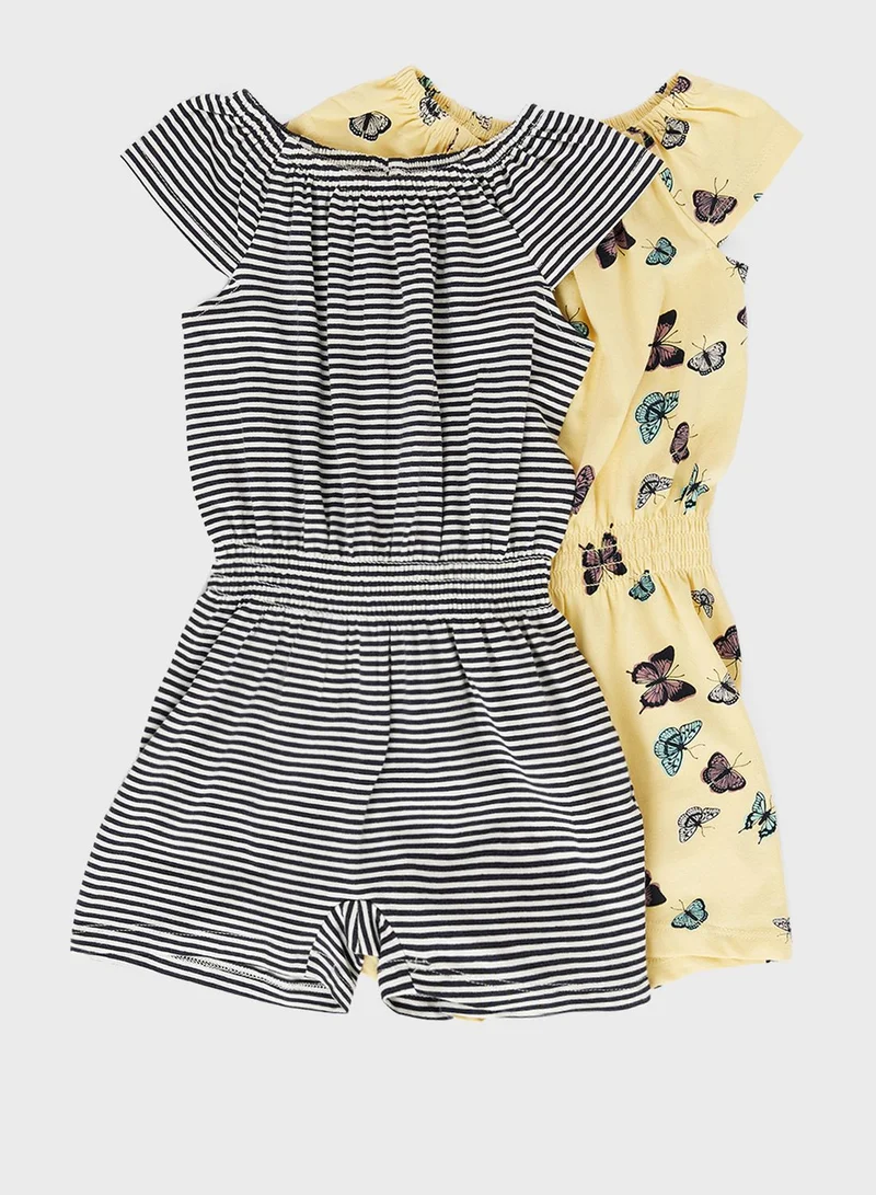 NAME IT Kids All-Over Print Playsuit
