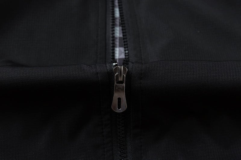 URBANFIND Men's Sports Shell Jacket Lightweight Windbreaker Outdoor Recreation Coat US 2XL Black - Image 3
