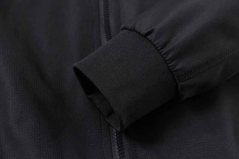 URBANFIND Men's Sports Shell Jacket Lightweight Windbreaker Outdoor Recreation Coat US 2XL Black - Image 4