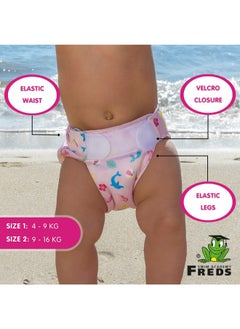 FREDS SWIM ACADEMY Freds Swim Academy Red Swim Tube & Pink Swim Diaper (04kg - 09kg) Set of 02  - Image 3