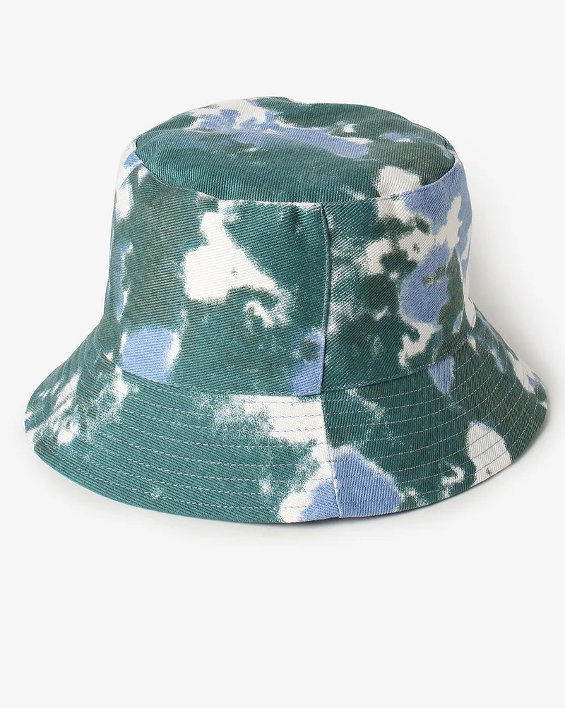 Haute Sauce  Blue Tie-Dye Bucket Hat for Women | Best Price UAE