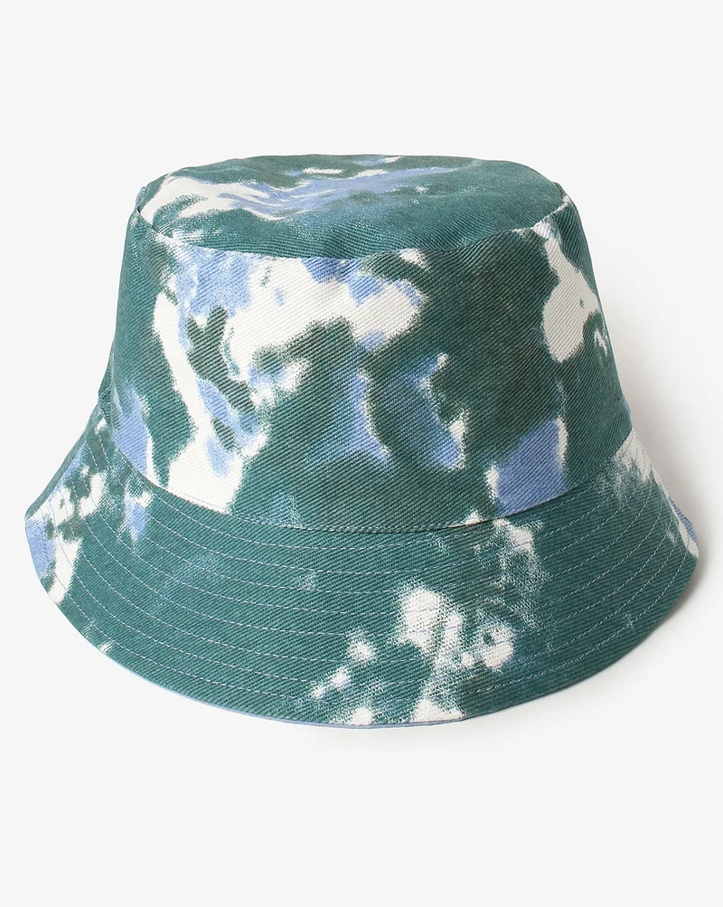 Haute Sauce  Blue Tie-Dye Bucket Hat for Women | Best Price UAE