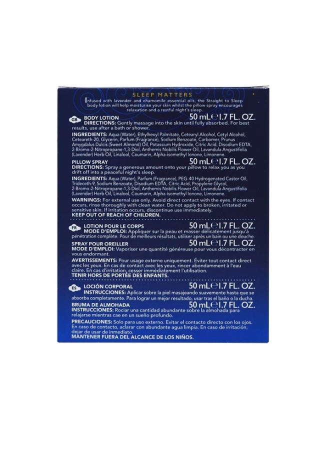 Feather & Down Straight to Sleep Gift Set (50ml Pillow Spray And 50ml Body Lotion) - The perfect sleep duo, infused with lavender And chamomile essential oils Vegan Friendly And Cruelty Free - Image 3