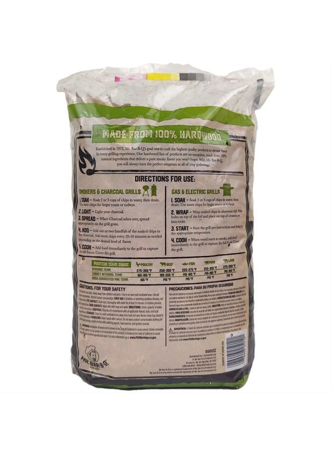 Mr. Bar-B-Q , 05012 Wood Smoker Chips (Apple), Smoky & Fruity Flavor, Made from 100% Hardwood, All Natural Apple Wood Chips, 1.6 Pound Bag  - Image 3