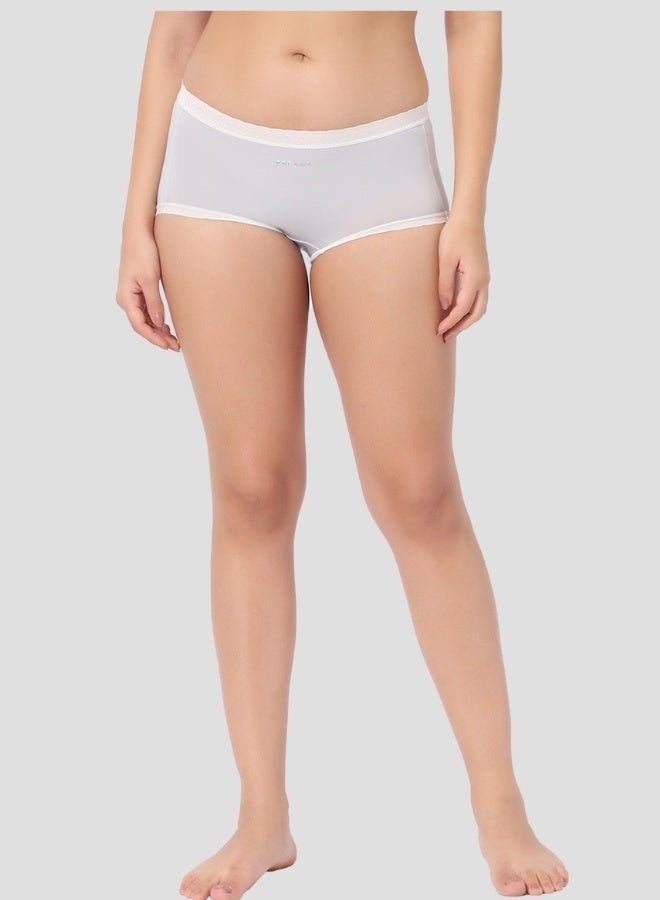 Intimate Queen Corn Bae Lacy Boyshorts – CloudSoft Luxury, Made from Corn Fiber | Soothes Skin, No Roll-Ups - Image 2