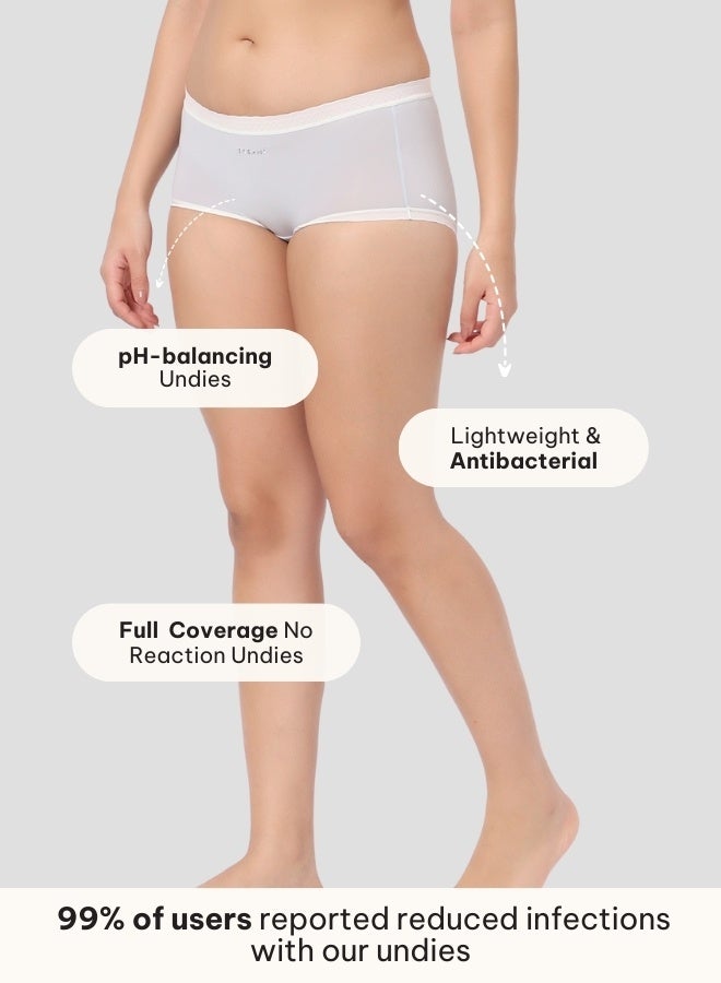 Intimate Queen Corn Bae Lacy Boyshorts – CloudSoft Luxury, Made from Corn Fiber | Soothes Skin, No Roll-Ups - Image 3