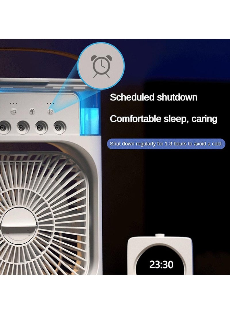 Portable Fan with USB Charging, Remote Control, Mini cooling fan with water hose Multicolor - Image 2