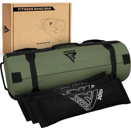 RDX Sandbag for Fitness Weights Training Unfilled Power Bags with Handles 5200 LBs Adjustable Weighted Slam Bag for Strength Powerlifting Running Heavy Workout Home Gym Exercise Sold AS UNFILLED - Image 1