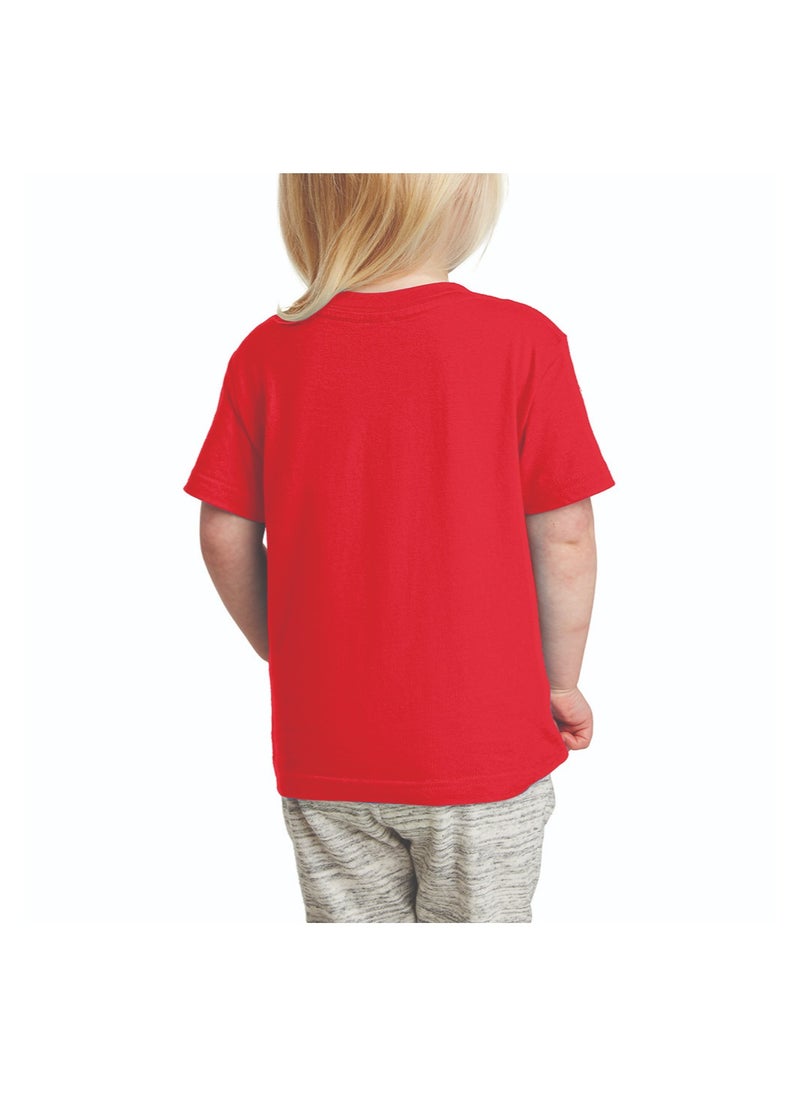 PRINTSHOP4ME Celebrate 100 Days of School Girl's Cotton T-Shirt - kid's T-Shirt - Celebrate 100 Days of School - Girl's 100 Days of School T-Shirt - kid's Gift  - Image 2
