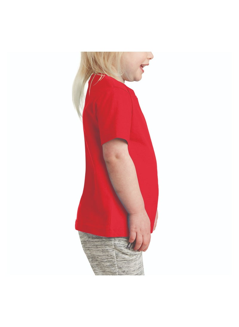 PRINTSHOP4ME Celebrate 100 Days of School Girl's Cotton T-Shirt - kid's T-Shirt - Celebrate 100 Days of School - Girl's 100 Days of School T-Shirt - kid's Gift  - Image 3