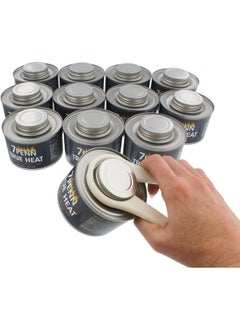 Buffet Food Warmers For Parties, 12 Pack - 6 Hour Chafing Dish Fuel Cans Catering Food Warmers Buffet Heating Food Warmer Party Canned Heat Burner With Bonus Lid Openers